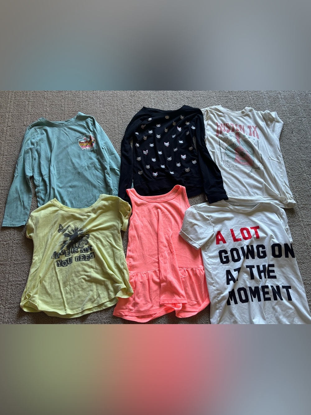 Girls 7/8 shirt bundle